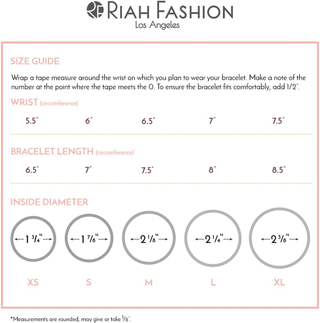 RIAH FASHION Bohemian Mix Bead Multi Layer Versatile Statement Bracelets - Stackable Beaded Strand Stretch Bangles Sparkly Crystal, Tassel Charm - Image 5